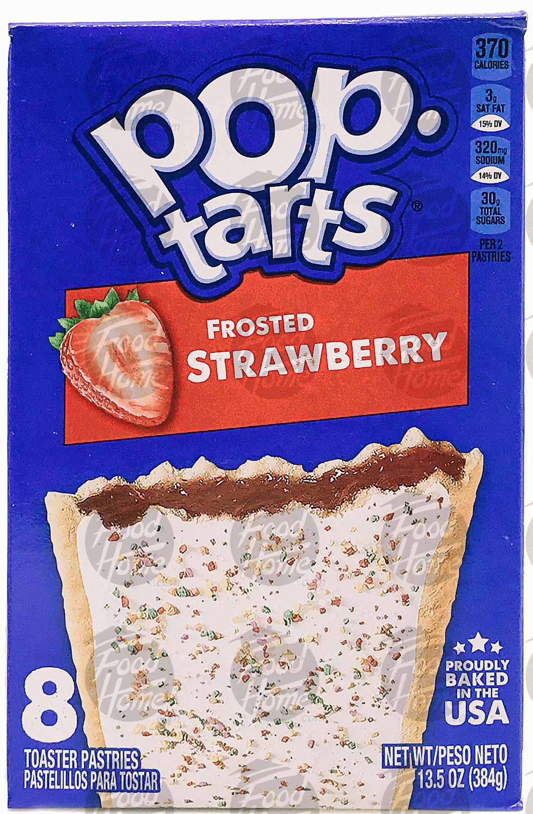 Pop tarts  frosted strawberry toaster pastries, 8 pastries, box Full-Size Picture